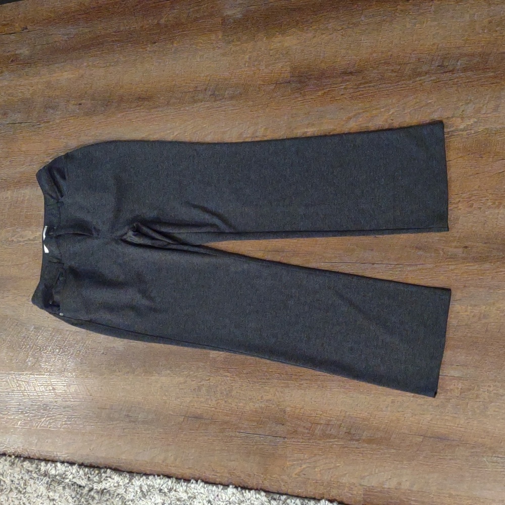 Croft &‎ Barrow women's 6 dark gray stretch 5 pocket casual pants